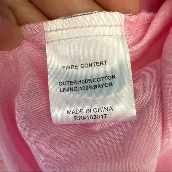 NWT Princess Polly Carlita Mini Dress Pink Us 6 cotton - Picture 11 of 15